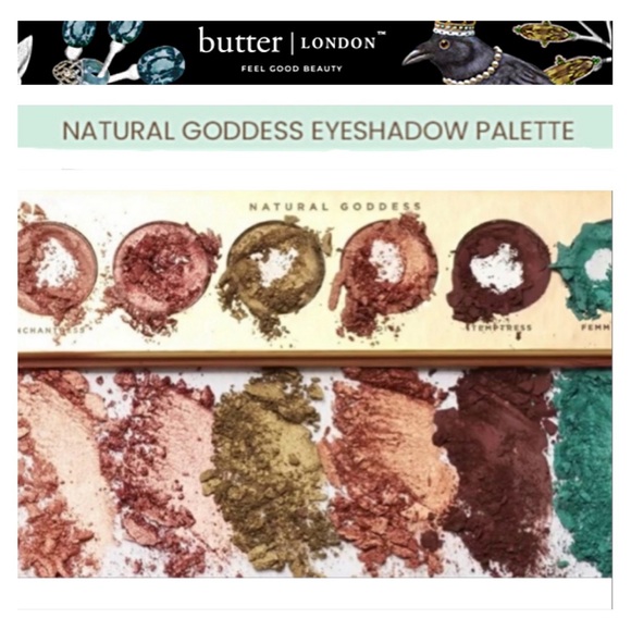 🆕 BUTTER LONDON NATURAL GODDESS EYESHADOW PALETTE Highly Pigmented DISCONTINUED - Picture 2 of 15